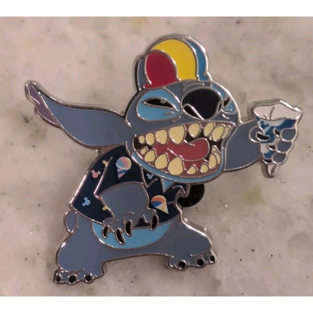 Stitch Attacks Snacks Mystery Pack Disney Pin  - Stitch Shaved Ice